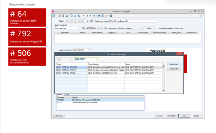 Livetegel Peppol e-facuratie